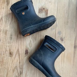 Bogs Black Toddler Rainboots